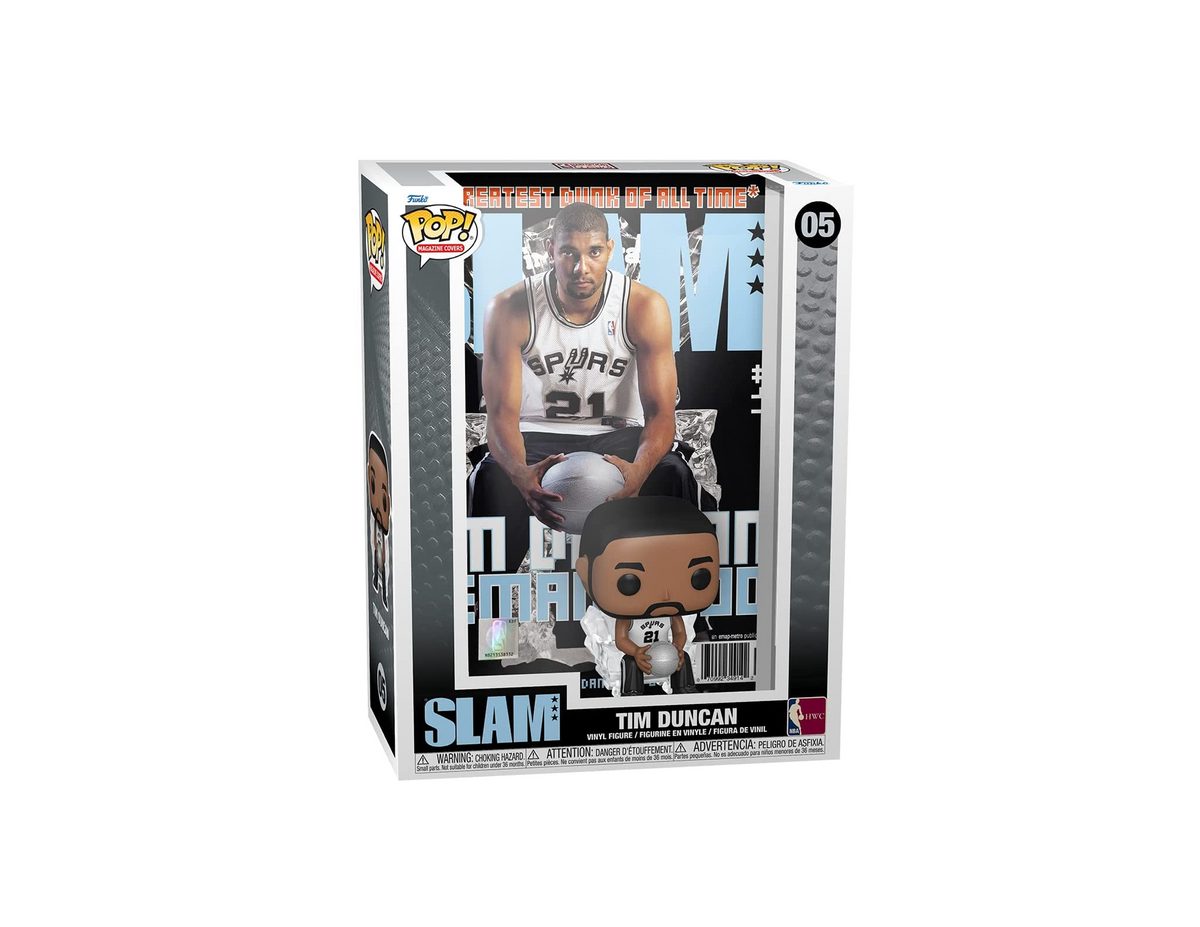 Funko Pop! NBA Cover: SLAM - Tim Duncan Vinyl Figure
