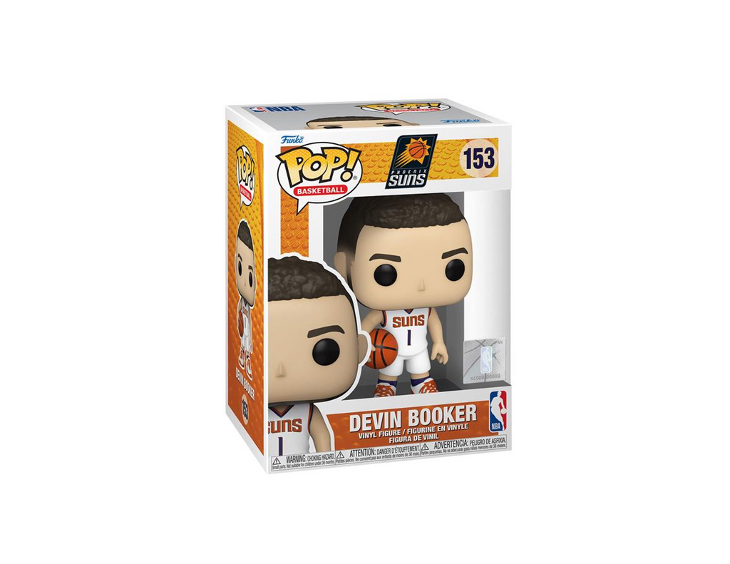 Funko Pop! Basketball - Phoenix Suns - Devin Booker (White Jersey) #15 –  Ropskis Toys and Games