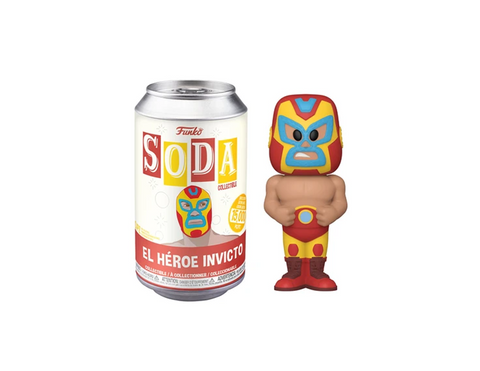Funko Soda: Marvel - Luchadores - Iron Man (Sealed Can) - Limited Edition 15000 Pieces