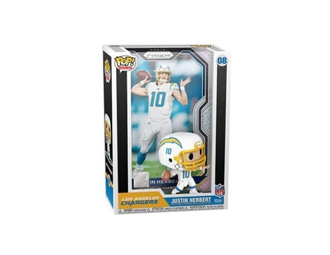 Funko Pop! Trading Cards - NFL - Prizm - Los Angeles Chargers - Justin Herbert #08