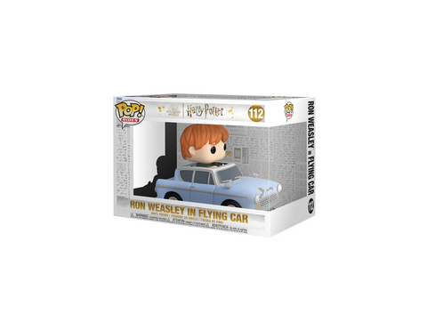 Funko Pop! Rides - Deluxe - Harry Potter - Chamber of Secrets 20th Anniversary - Ron Weasley in Flying Card #112